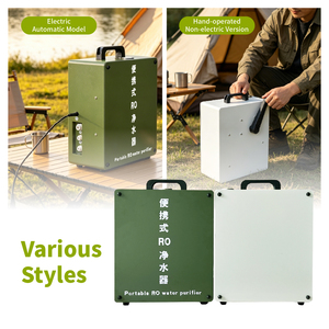 Purificateur d'eau portable manuel, sans alimentation électrique, système de filtration à haut débit pour le camping en plein air - Product Image 5