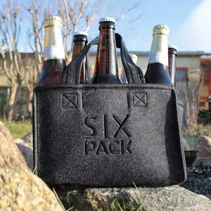 Bolsas <span class=keywords><strong>de</strong></span> <span class=keywords><strong>Fieltro</strong></span> Reutilizables para Botellas <span class=keywords><strong>de</strong></span> Vino, Bolsa <span class=keywords><strong>de</strong></span> Transporte para Viajes, Campamentos y Picnics, Bolsas <span class=keywords><strong>de</strong></span> <span class=keywords><strong>Fieltro</strong></span> Portátiles para 6 Botellas <span class=keywords><strong>de</strong></span> Vino <span class=keywords><strong>con</strong></span> Asa - Product Image 6