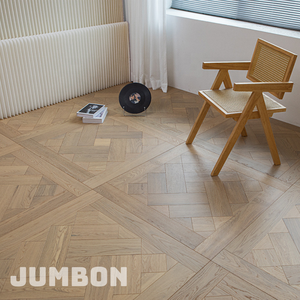 Piastrelle in <span class=keywords><strong>Parquet</strong></span> di Quercia, Pavimento Decorativo in Legno Duro per Arredamento Interno Moderno - Product Image 2