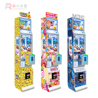 Mega Mini Machine à griffes à monnayeur pour petits jouets, poupées, cadeaux et bonbons, avec accepteur de billets