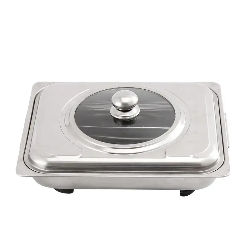 Food warmer serving dishes stainless steel chaffing dish with pan