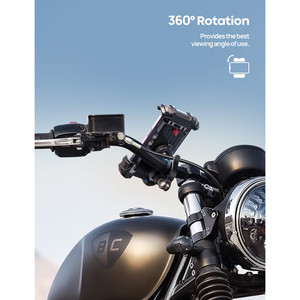 Supporto per Telefono da Bici Lamicall, Montaggio Sicuro sul Manubrio della Moto - Product Image 4