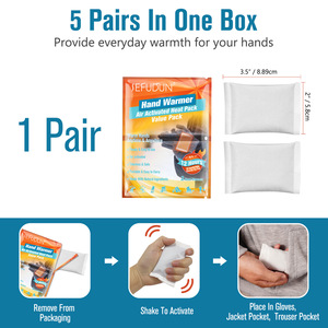 Tay ủ ngay lập tức gói nhiệt gốm nóng lạnh thời tiết lâu dài tự nhiên không mùi 3 năm Kệ cuộc sống CE không dệt Túi - Product Image 5