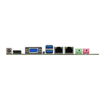 Carte mère Zeroone Mini Desktop Thin Client sans ventilateur ITX avec processeur 6360U, double canal de mémoire DDR4 DDR3, nouveau chipset Intel