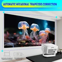 Harga Pabrik Proyektor HY450 Max 1100 ANSI Native 1080P Mendukung 8K Android 14 Auto Focus Keystone Kontrol Suara BT54 Portabel