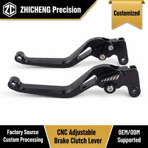 Palanca de Freno Universal para Motocicleta, Aluminio CNC, 6 Posiciones de Ajuste, Palancas de Control de Freno y Embrague, Precio al por Mayor para Motocicletas Todoterreno - Product Image 1