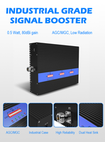 Amplificador de Señal Celular de Alta Ganancia de 80dB, Repetidor de Señal, GSM 2G 3G 4G 5G, 900 1800 2100 mhz MGC