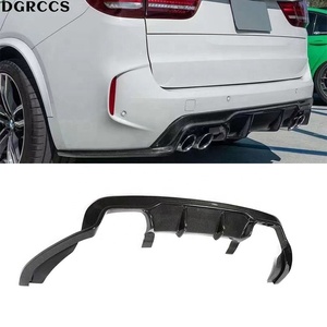 For X5M X6M F85 F86 2015-2018 3D Style Carbon Fiber Rear Lip Rear Diffuser Bumper Lip - Product Image 1