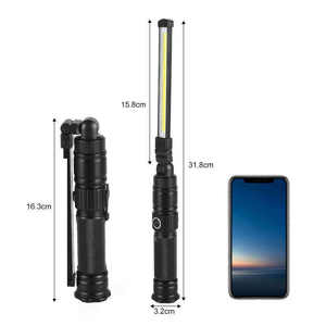 אלומיניום 500 לומן בר מגנטי דק נטענת מתקפל נייד הוביל אור עבודה רב תכליתית - Product Image 1