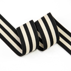 Banda elástica gruesa fuerte personalizada 40mm cinta elástica correa elástica Spandex ropa interior correas elásticas para ropa - Product Image 4