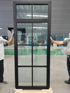 <span class=keywords><strong>Fenêtre</strong></span> à <span class=keywords><strong>battant</strong></span> moderne design de haute qualité en alliage d'aluminium à triple vitrage à une feuille - Product Image 2