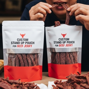 Private Label Resealable Mylar Bags Clear <b>Window</b> Aluminum <b>Foil</b> Pet Treats Fast Shipping Odor Proof Lock Sachets - Product Image 2