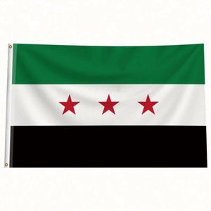 Factory Wholesale Premium 100% Polyester Eco-Friendly Custom Size Syria <b>Flags</b> Flying/Hanging Style - Product Image 5