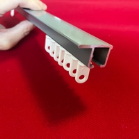 Crochets coulissants pour tringle à rideaux, en plastique blanc, robustes, glisse fluide, pour accessoires de fenêtre et de porte