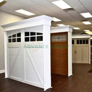 Télécommande pour <span class=keywords><strong>porte</strong></span> <span class=keywords><strong>de</strong></span> <span class=keywords><strong>garage</strong></span> en bois <span class=keywords><strong>de</strong></span> luxe personnalisée Design moderne isolation thermique finie pour la maison entrepôt villa - Product Image 4