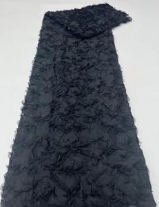 HFX African Lace <strong>Fabric</strong> 2024 High Quality Embroidered Sequins <strong>Dragonfly</strong> Lace French Tulle Lace <strong>Fabric</strong> for Nigeria Party - Product Image 2