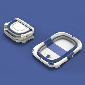Bañera Plegable Personalizada de Tres Pliegues con Medición de Temperatura para Bañar y Lavar Bebés de 0 a 12 Meses, Polipropileno PP - Product Image 2