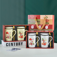 Ensemble de tasses écologiques compatibles micro-ondes, cadeau de mariage, cadeau de célébration d'un mois, cadeau d'ouverture, impression de logo d'entreprise