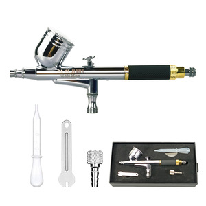 Rayhong Airbrush YC-130 0.5mm Dual Action Gravity Feed Art <b>Spray</b> Gun Portable Adjustable Speed <b>Settings</b> - Product Image 5