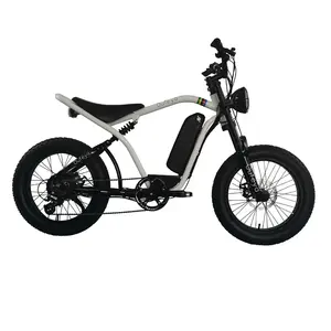 2023 China nuevo diseño producto fábrica bicicletas montaneras retro adulto 2 ruedas bicicleta eléctrica - Product Image 1