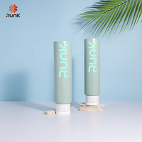 Emballage en tube plastique, cinq couches PE, tube de dentifrice vert, 180 ml, tubes de beauté à presser, tubes d'emballage lisses et opaques