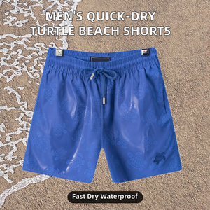 Wholesale Custom Polyester Spandex Drawstring Plus Size <b>Shorts</b> High Quality Men's Loose Gym Sports <b>Shorts</b> With Zipper Pockets - Product Image 2