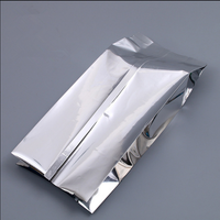 Sacs à soufflets latéraux en aluminium personnalisés OEM, sachets en plastique à fond plat thermoscellables pour l'emballage du thé, du café et des aliments
