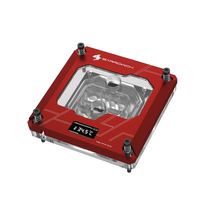 Barrowch CPU bloc de refroidissement par eau ARGB pour Intel 1700 1200 AMD AM4/AM5 TFT affichage de la température refroidisseur de radiateur de refroidissement iquid