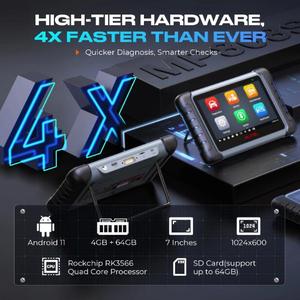 2 năm cập nhật Autel maxipro mp808s công cụ chẩn đoán Bi-directional OBD2 Scanner ECU mã hóa hoạt động kiểm tra 30 + Dịch vụ nâng cấp mp808 - Product Image 5