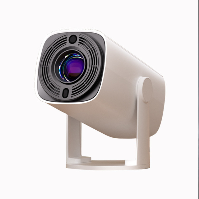 Portable Mini Projector with Electric Focus Lens Dual WIFI for BT Android 11.0 Operated US LED for Home Screen Projection
