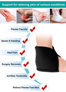 पौधारोपण के लिए नया गर्म और ठंडा जेल फुट लपेटें, चील टेन्टोनाइटिस, टखने के स्पायर, पैर में दर्द से राहत के लिए फिर से इस्तेमाल किया बर्फ पैक - Product Image 3