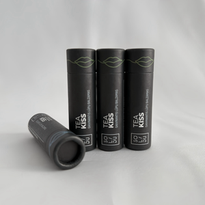 Caja cilíndrica de cartón biodegradable 100% hecha a mano reciclable, diseño personalizado, contenedor de bálsamo labial, tubo de papel de embalaje - Product Image 6