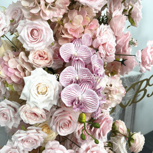 Produit le plus vendu en <span class=keywords><strong>2024</strong></span> Arche de fleurs artificielles Arche de roses roses Mariage - Product Image 6
