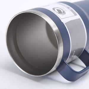 Vaso Térmico de Acero Inoxidable de 20 oz con Doble Pared y Aislamiento al Vacío, con Asa, Antiderrames, Libre de BPA, Clásico <span class=keywords><strong>para</strong></span> Oficina, <span class=keywords><strong>para</strong></span> Bebidas Calientes - Product Image 6