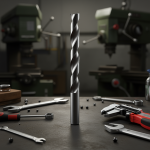 Fervi Helical Cylindrical <b>Drill</b> Bit Carbide For Machine Tools - Product Image 3
