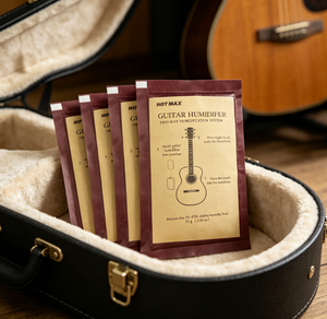 Sac humidificateur pour guitare acoustique 75g RH49% - Garde l'humidité pour instruments à cordes classiques et folk - Product Image 1