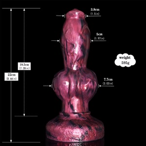 NNSX Dildo para perros, Dildo enorme, Plug anal, Masajeador de próstata, Juguetes sexuales anales para adultos, Estimulación sexual, Plug anal grande, Nudo de lobo - Product Image 2