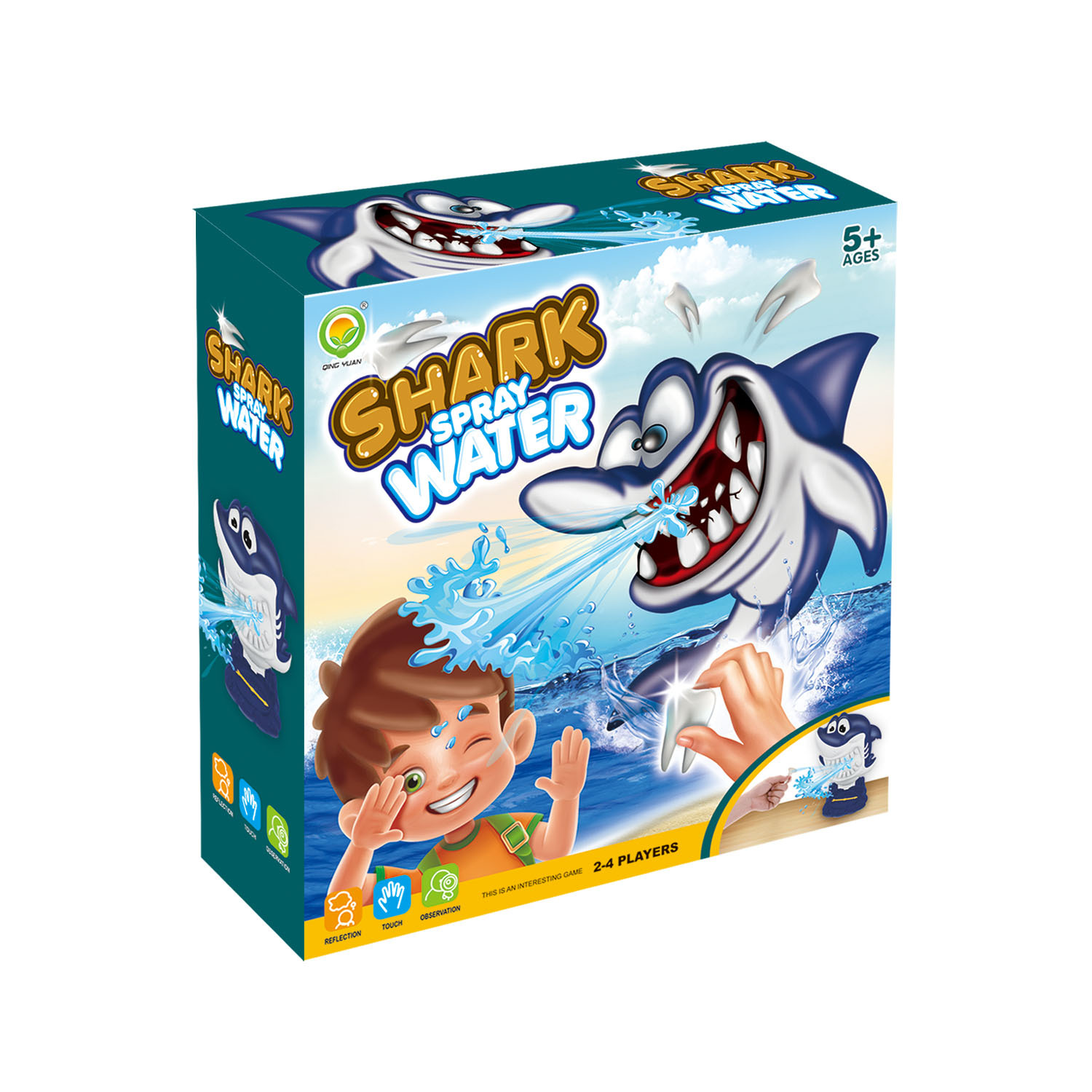 Новейшая Веселая Интерактивная мультяшная игрушка Акула спрей для декомпрессии для вечеринки интерактивная игра для родителей и детей