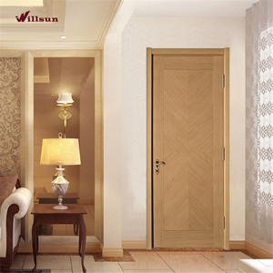 Porte en bois de style rural américain, couleur bois <span class=keywords><strong>brut</strong></span>, texture rugueuse, portes plates uniques pour manoir - Product Image 5