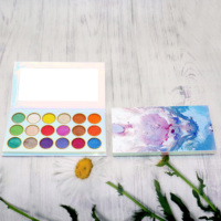 Palette de fards à paupières 18 couleurs, effet mat, brillant, pailleté, haute pigmentation, longue tenue, waterproof, maquillage des yeux