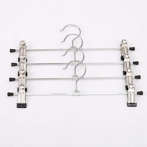 30cm Metall-Hosenbügel mit Clips, Metallbügel für Hosenträger, Jackenständer, Verstellbarer Kleiderbügel für Jeans, Röcke - Product Image 4