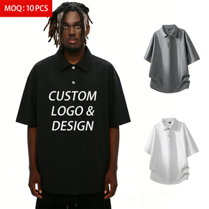 T-shirt alla Moda in 100% Poliestere, Realizzate in Tessuto Jacquard Lavorato a Maglia 220GSM, Vestibilità Ampia ODM, Casual e Traspiranti - Product Image 1