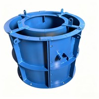 Moldes de Hormigón Prefabricado Huier para Pozos de Inspección, Espesor de 3-20 mm, Diámetro de 300-1500 mm, Línea de Producción de Tuberías de Drenaje