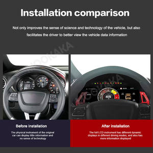 Panel de Instrumentos Digital LCD Mookaka de 12.3 Pulgadas para Volkswagen <span class=keywords><strong>SEAT</strong></span> <span class=keywords><strong>Leon</strong></span> 2009-2012, Velocímetro con Sistema Linux, Conexión y Uso Inmediatos - Product Image 3