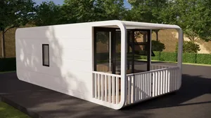 Casa Prefabricada Modular Móvil de Bajo Costo 2025, Casa Inteligente Portátil Tipo <span class=keywords><strong>Shein</strong></span>, Cabaña Prefabricada Tipo Apple para Canadá - Product Image 4
