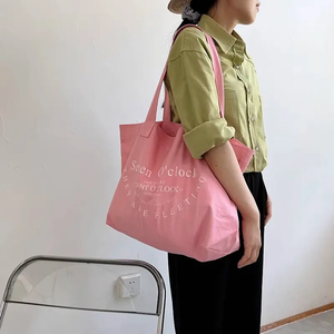 Custom Logo Weekender <b>Canvas</b> Cotton <b>Tote</b> <b>Bag</b> with Reinforced Letter Handle Unisex Shopping <b>Bag</b> <b>for</b> <b>Women</b> Men Unique Gift Idea - Product Image 1