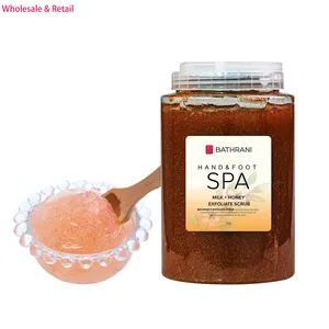 Eigen Merk Natuurlijke Walnoot Shell Scrub Exfoliator Diepe Reiniging En Hydraterende Voetverzorging Met Honing Shea Boter Voor Huidverzorging