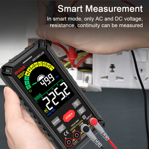 GVDA Multimètre numérique rechargeable et analyseur TRMS 10000 comptes Voltmètre DC AC Ohmmètre Volt Ohm Amp Tester - Product Image 2