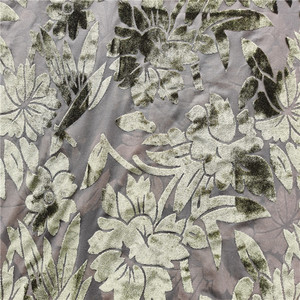 Burnout Mềm Dệt Kim Vải Nhung KS Polyester <span class=keywords><strong>Spandex</strong></span> Căng Hàn Quốc Nhung Váy Vải Cho Quần Áo May Mặc - Product Image 6