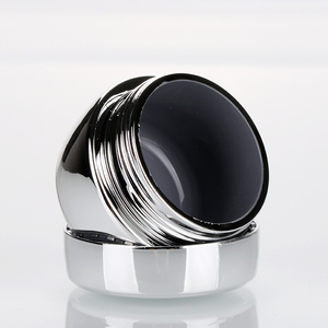 3G 5G 8g 15g Mini redondo plata espejo crema tarro vacío plástico Nody Scrub tarro para loción - Product Image 4
